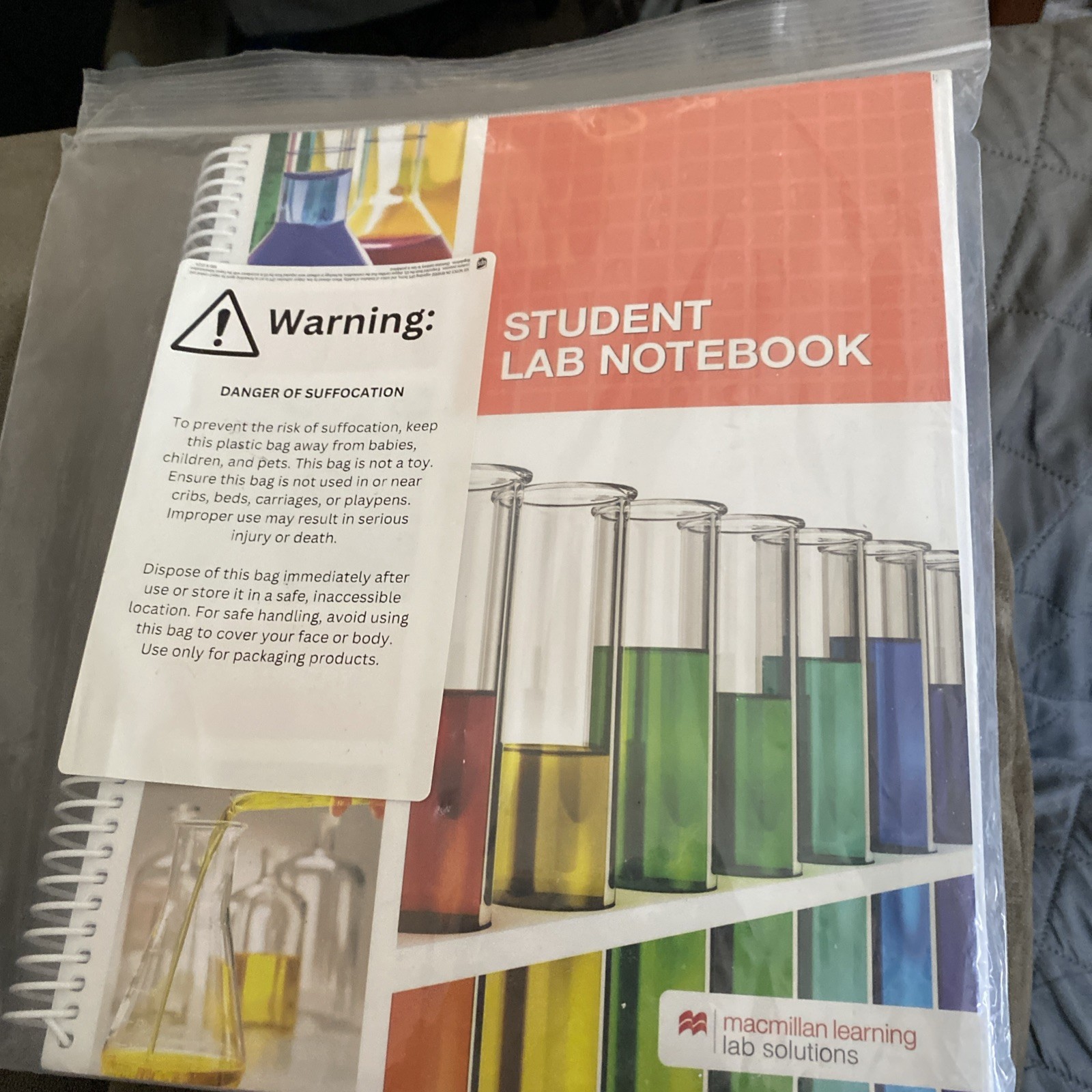 Hayden-McNeil Student Lab Notebook Chemistry 100 Duplicate Sets Spiral Bound