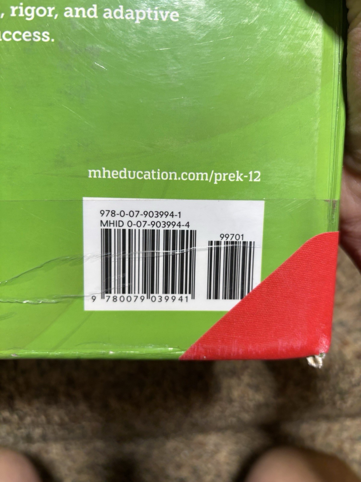 Geometry Textbook McGraw Hill Glencoe Student Edition 2018 ISBN 9780079039941