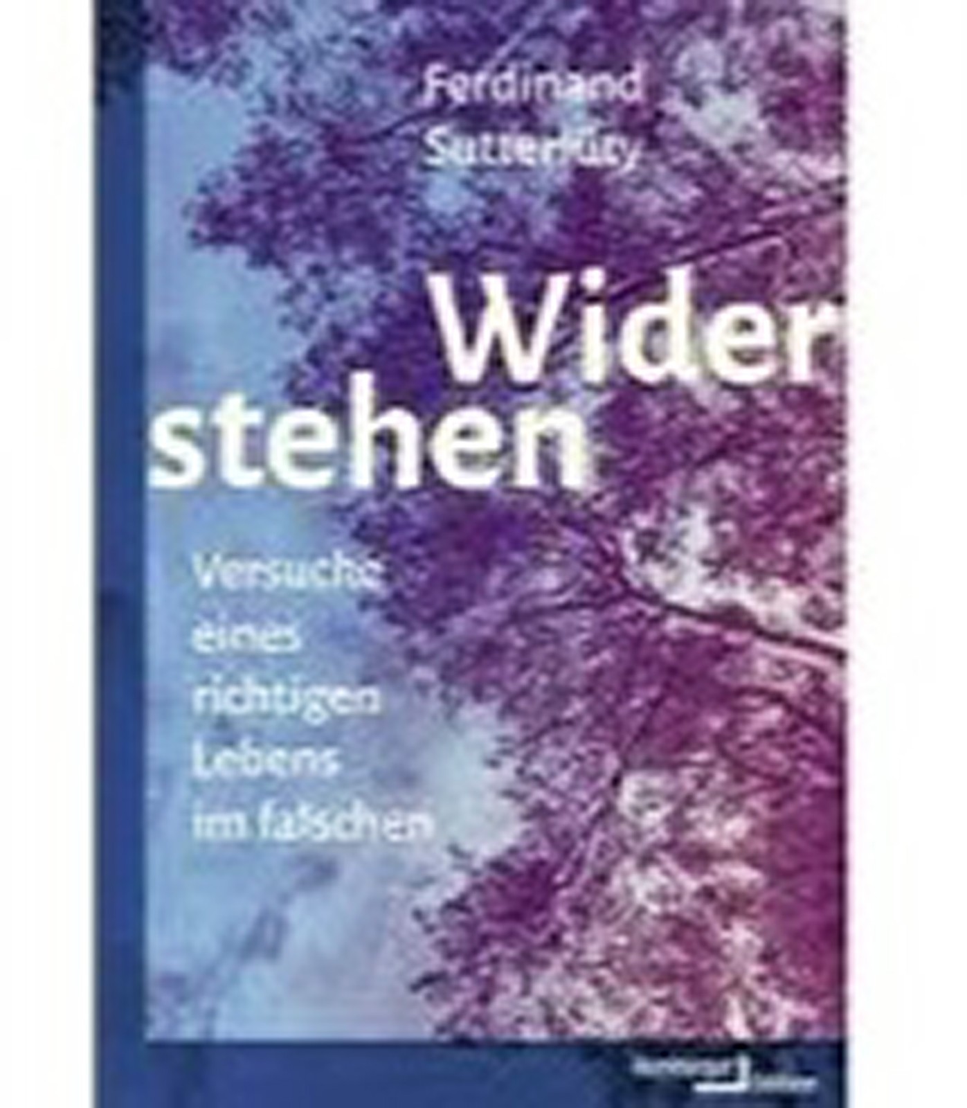 Widerstehen Ferdinand Sutterlüty Interviews of people who resist HC 2025 GERMAN