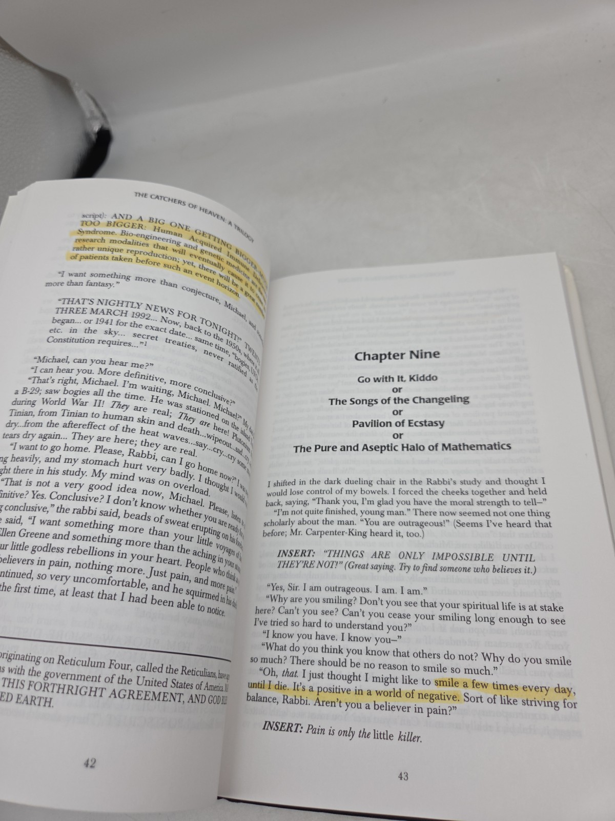 The Catchers of Heaven: Trilogy – (Michael Wolf, HCDJ, 1996, Second Printing)