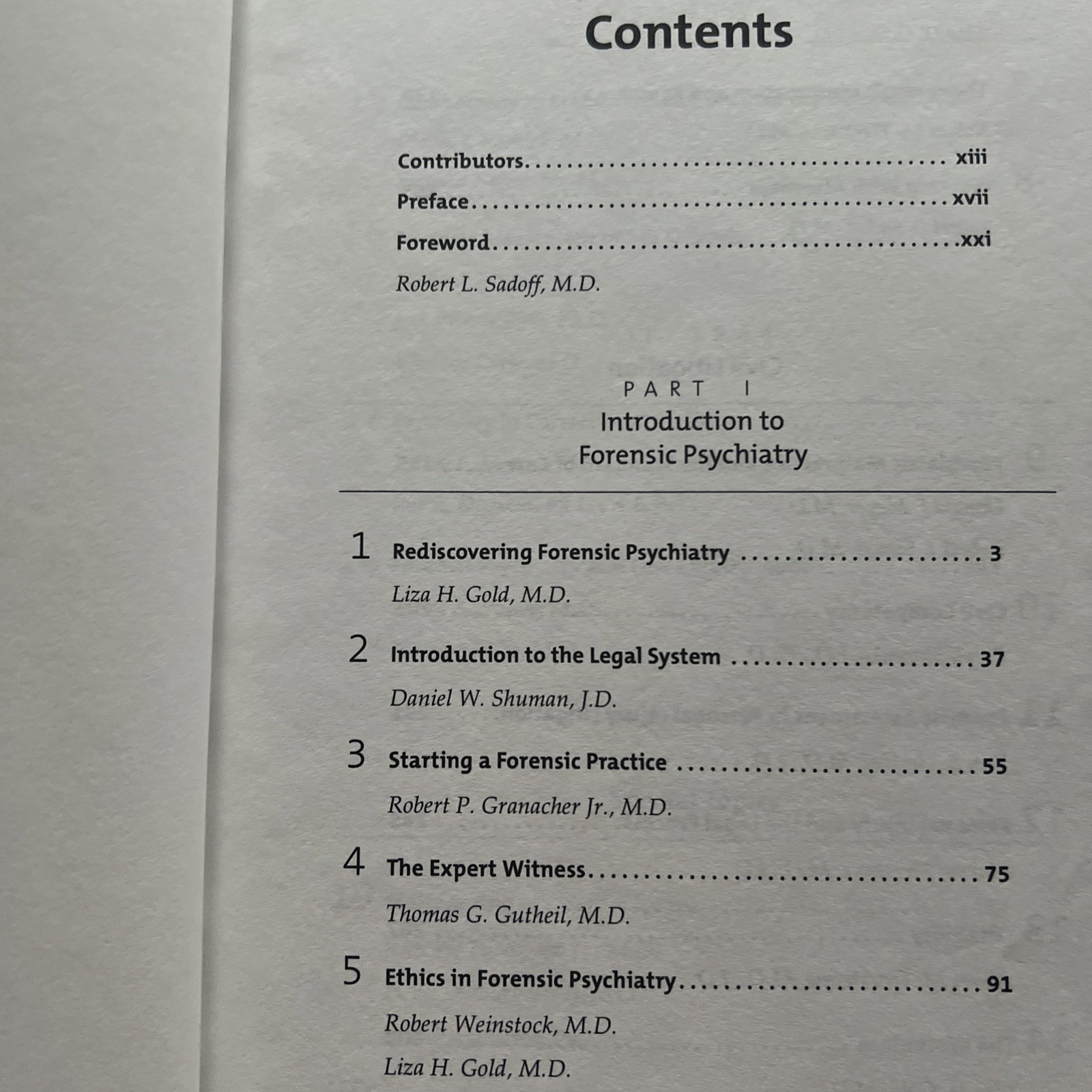 Textbook of Forensic Psychiatry by Liza H. Gold; Robert I. Simon