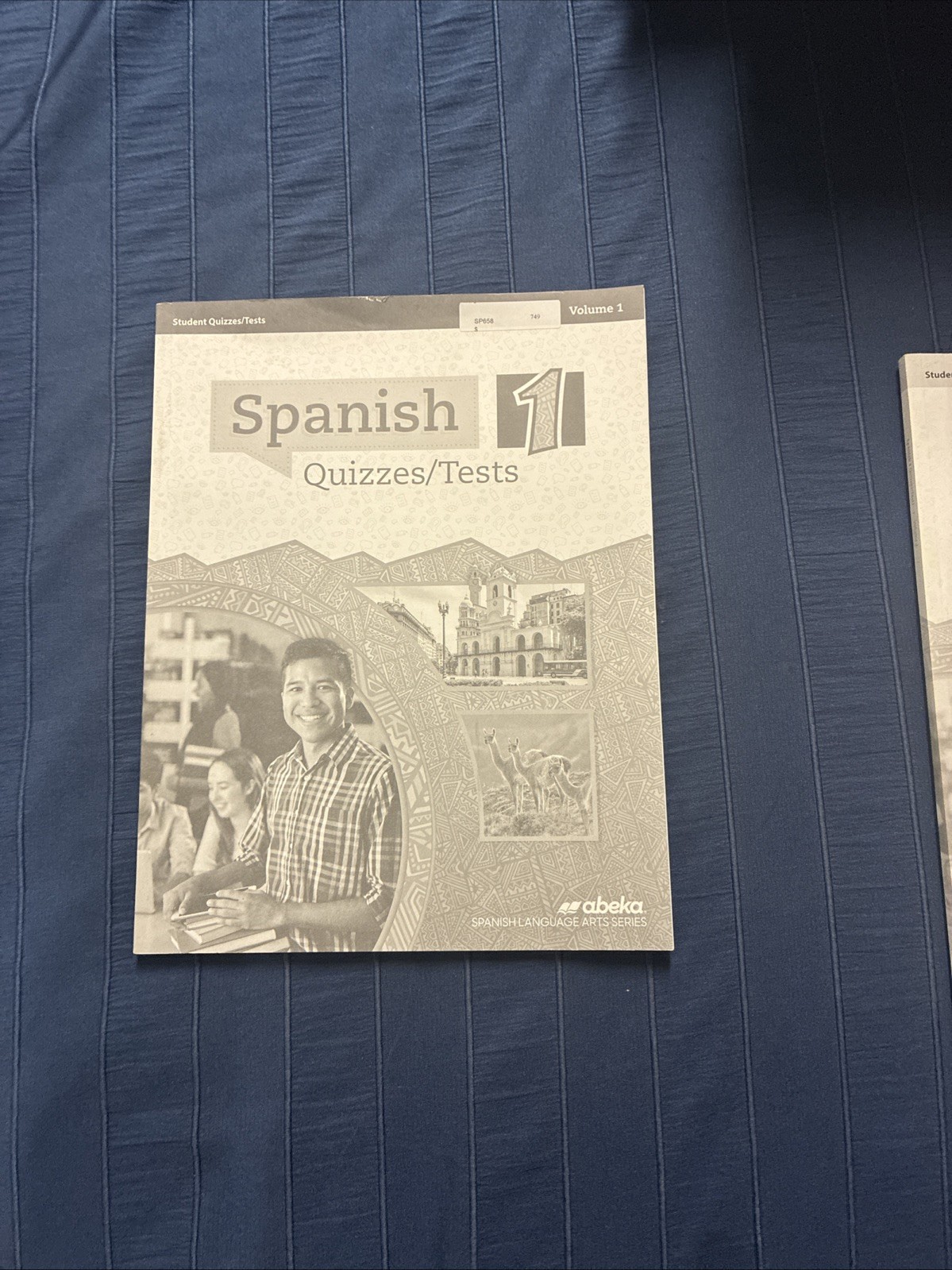 A Beka Spanish 1 Quiz & Test Book Volumes 1 and 2 – Student Tests Quizzes ABeka