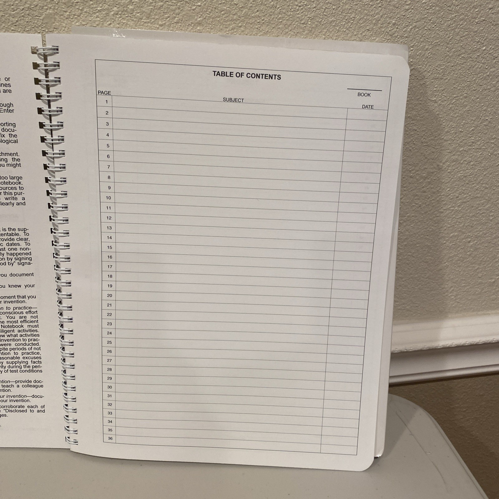 BookFactory Chemistry Lab Notebook – Scientific Grid Pages, 50 Pages (8.5×11