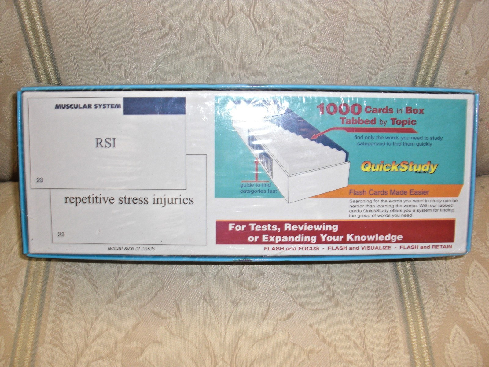 Medical Abbreviations Flash Cards by Quick Study – 1000 cards – NEW! MAKE OFFER!