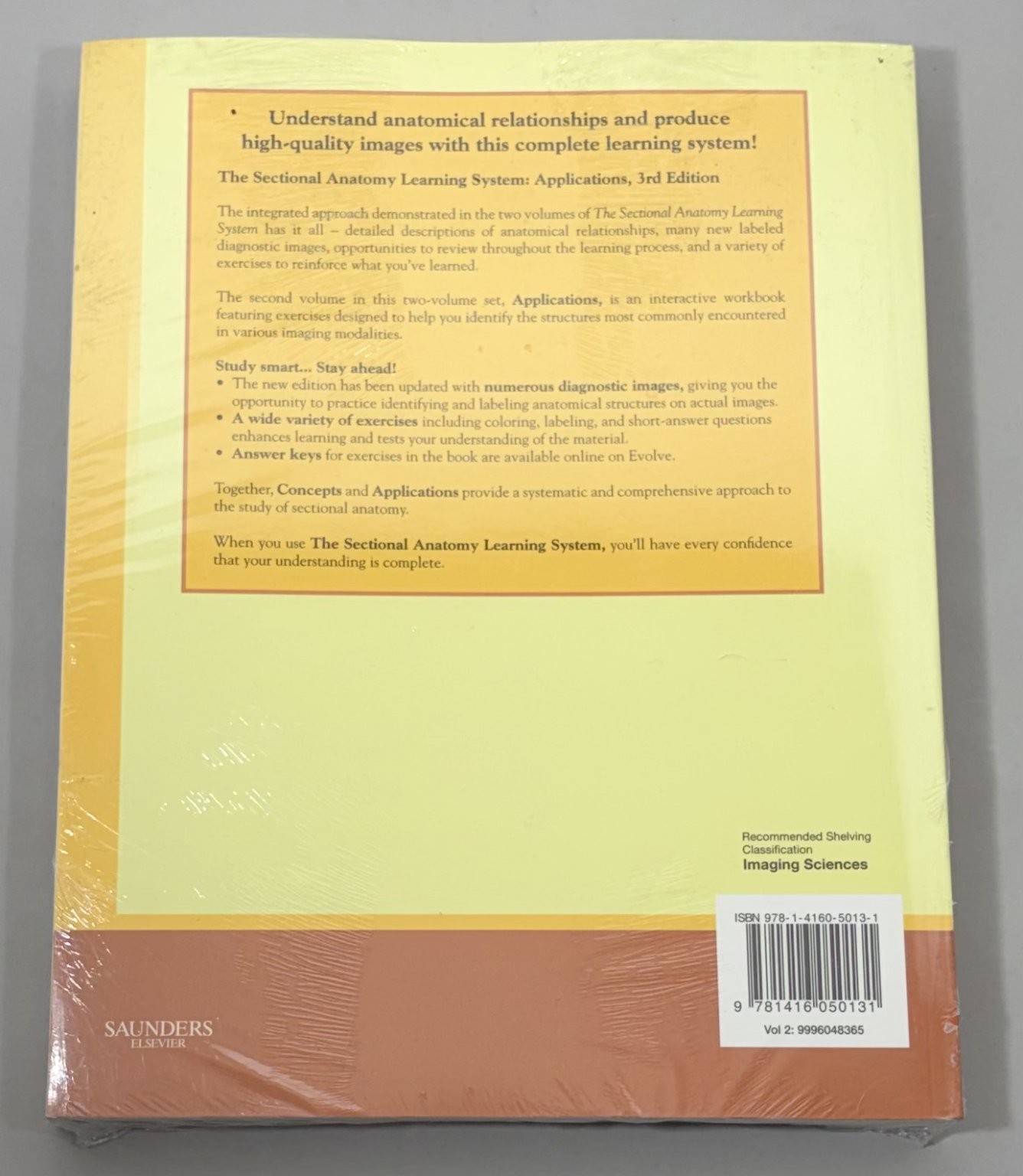 Sectional Anatomy Learning System Concepts Applegate Textbook Imaging Sciences