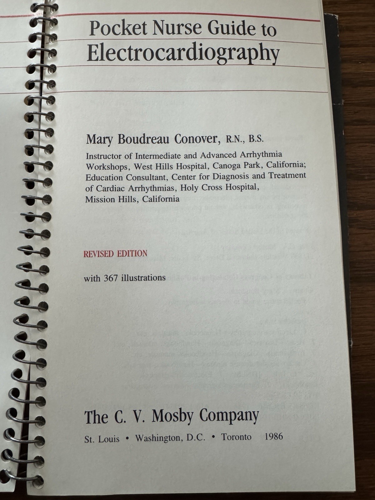 Pocket Nurse Guide to Electrocardiography by Mary Boudreau Conover