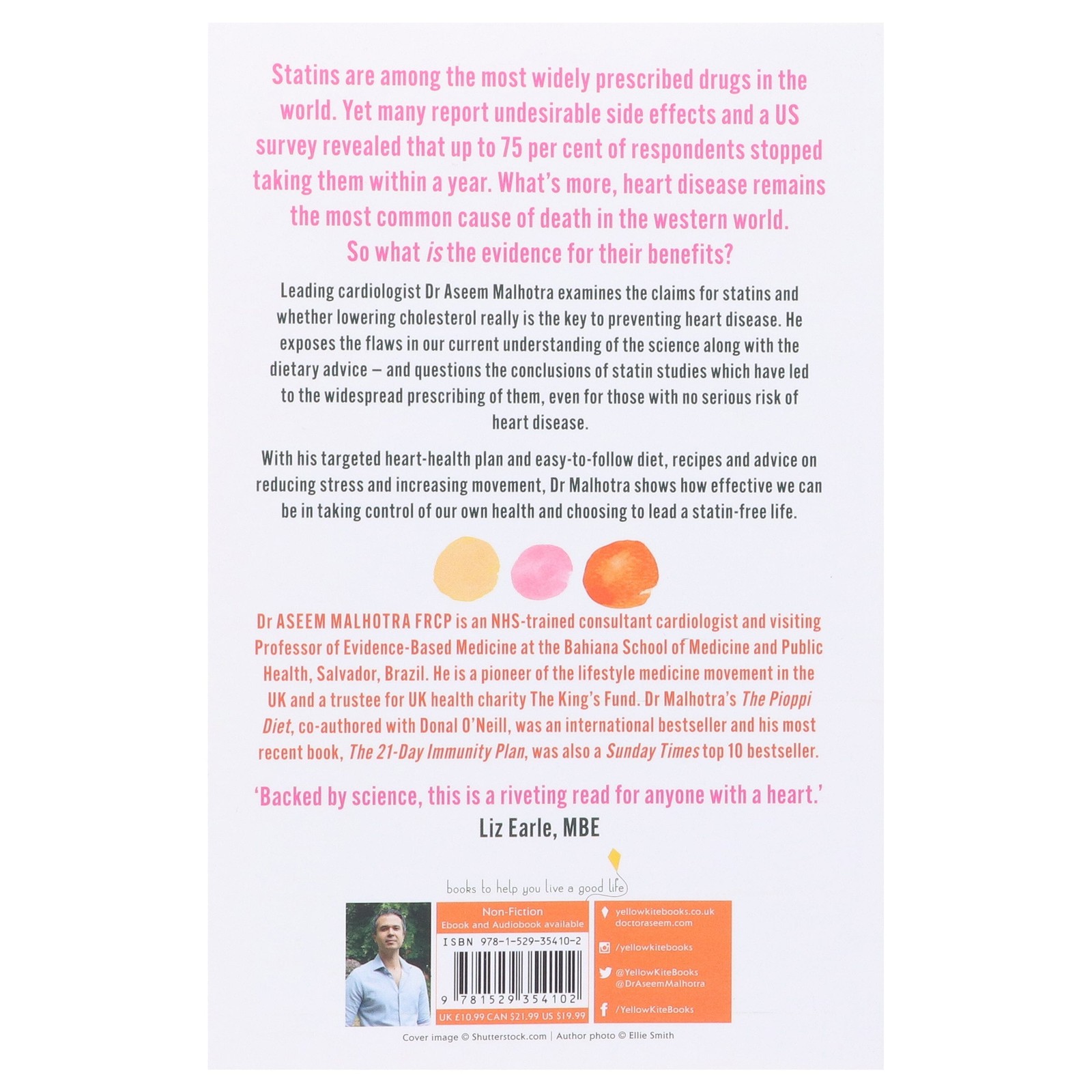 A Statin Free Life by Dr Aseem Malhotra – Non Fiction – Paperback