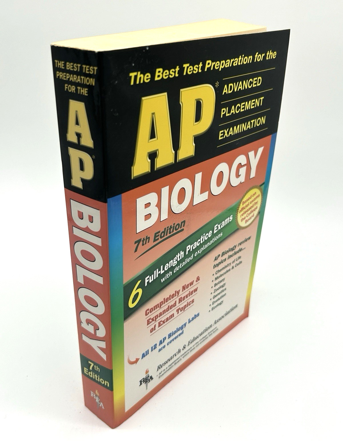 Advanced Placement Examination AP Biology Textbook 7th Edition c2005 REA