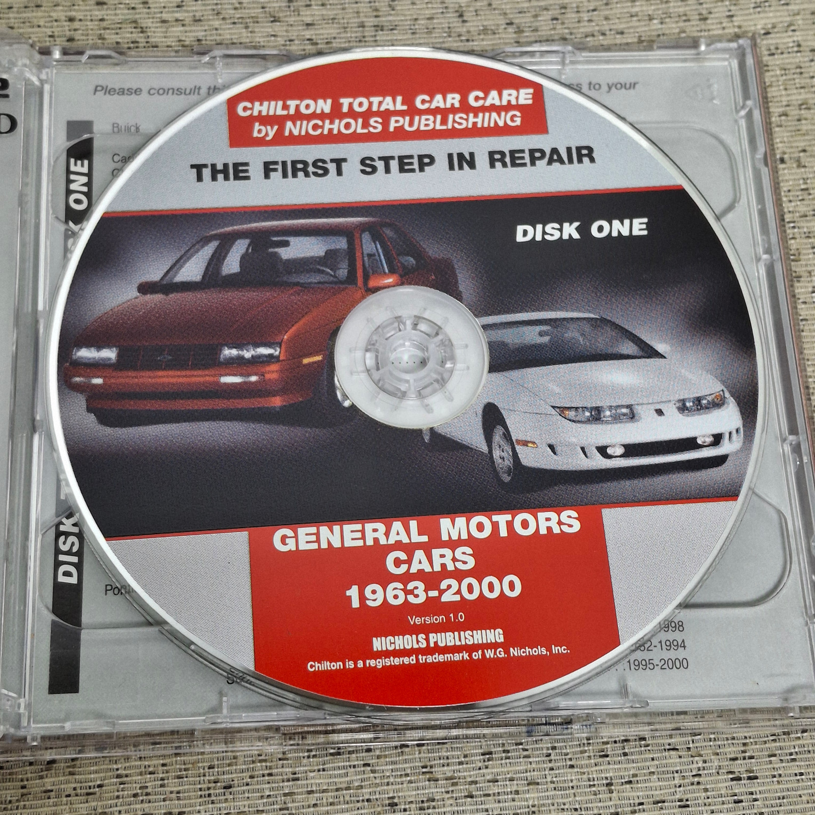 Chilton Total Car Care GM 1963-2000 Ver 1.0 Nichols Publishing 2 CD ROM
