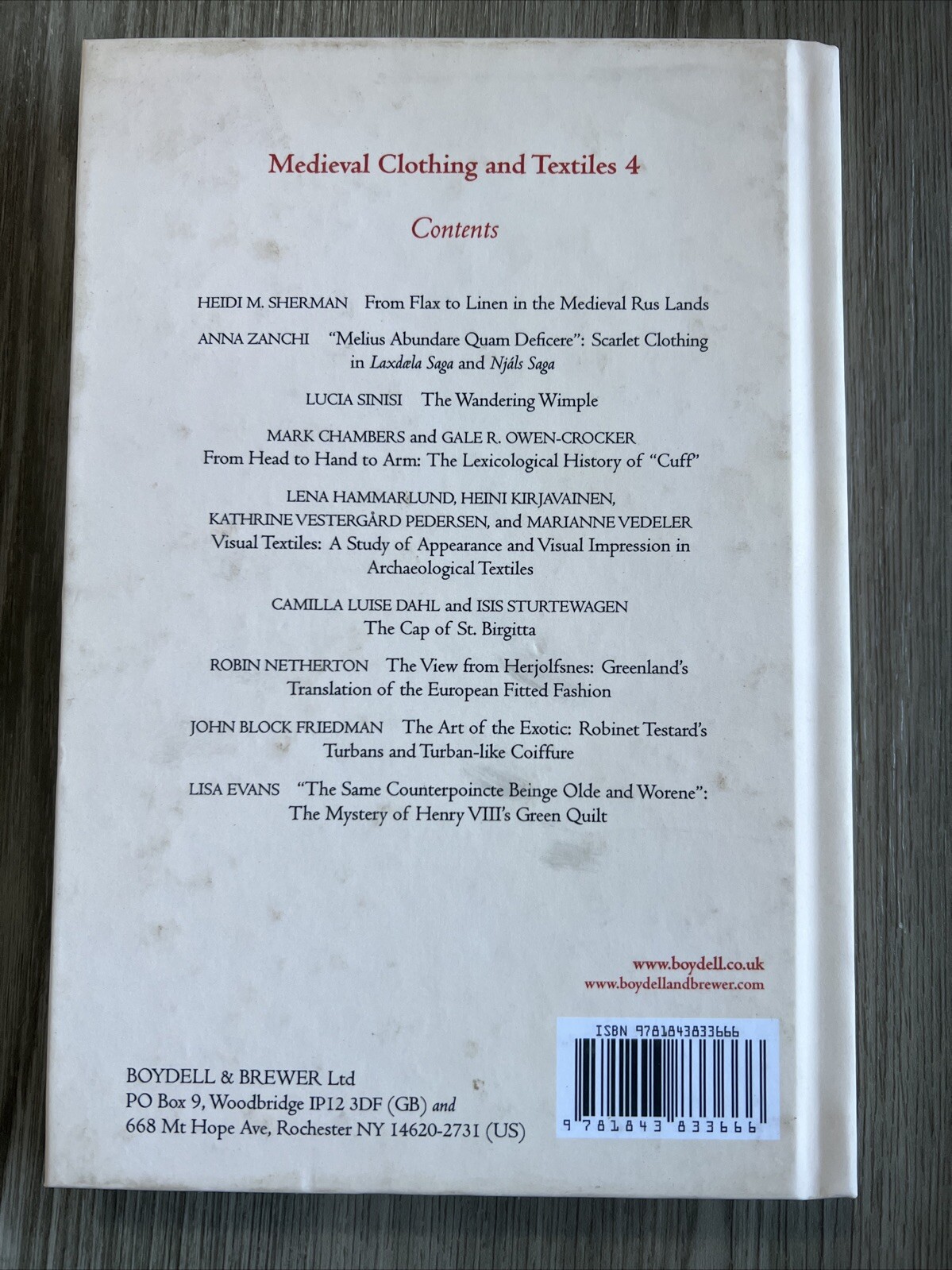Medieval Clothing and Textiles Ser.: Medieval Clothing and Textiles 4 by Anna…