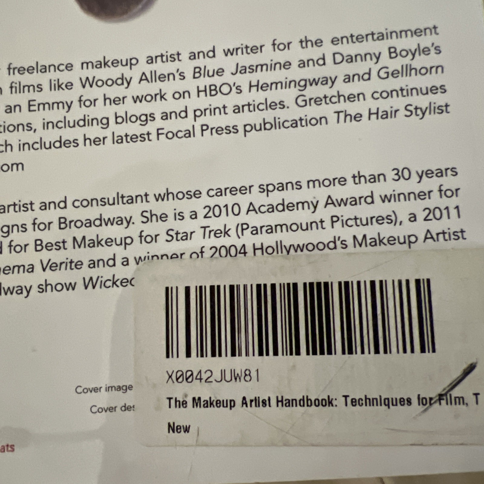 The Makeup Artist Handbook: Techniques for Film, Television, Photography, an…