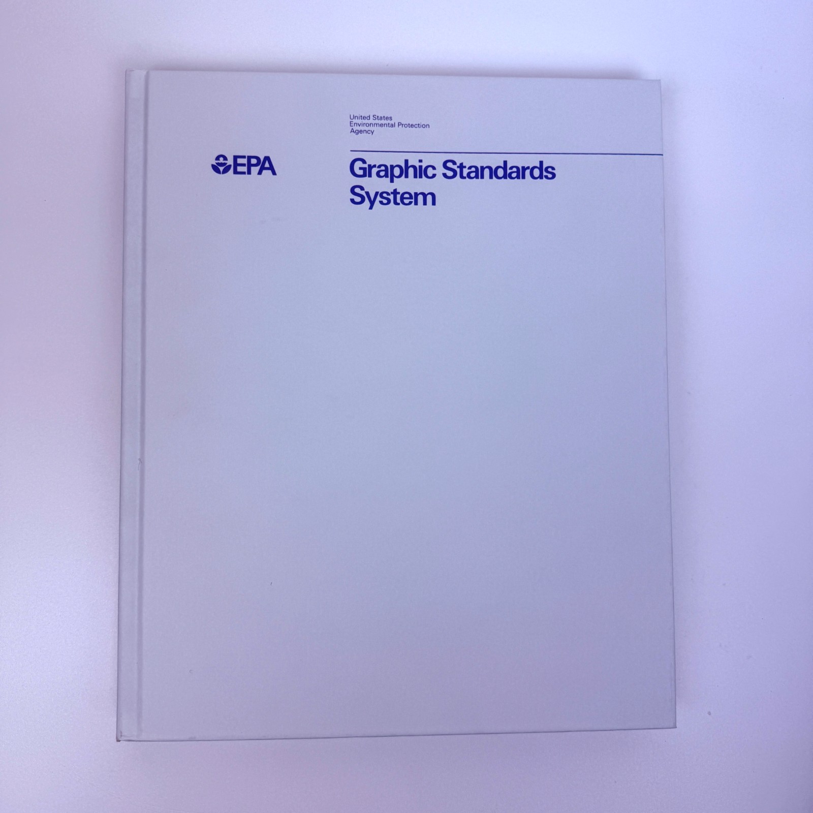 EPA Graphic Standards System Hardcover Book (2017 First Printing) w/ Slipcase