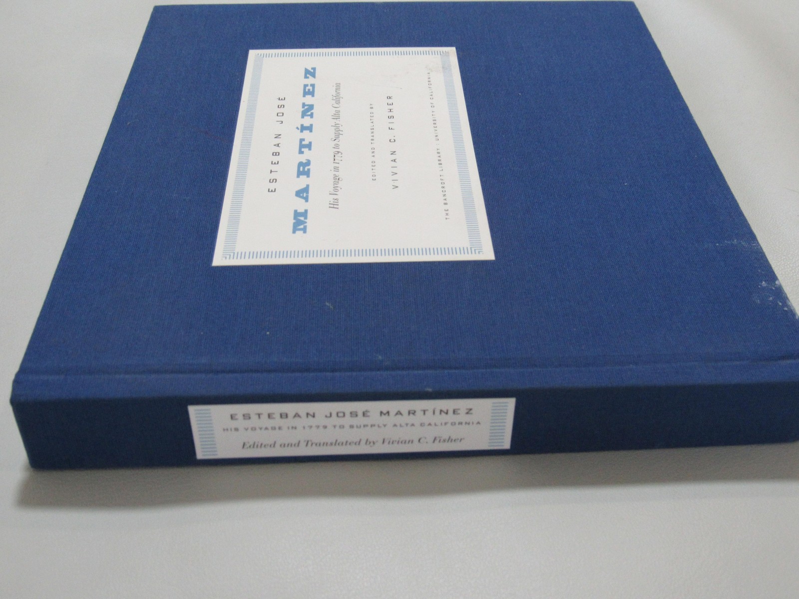 Esteban Martinez Fisher Voyage in 1779 to Supply ALTA California Log History
