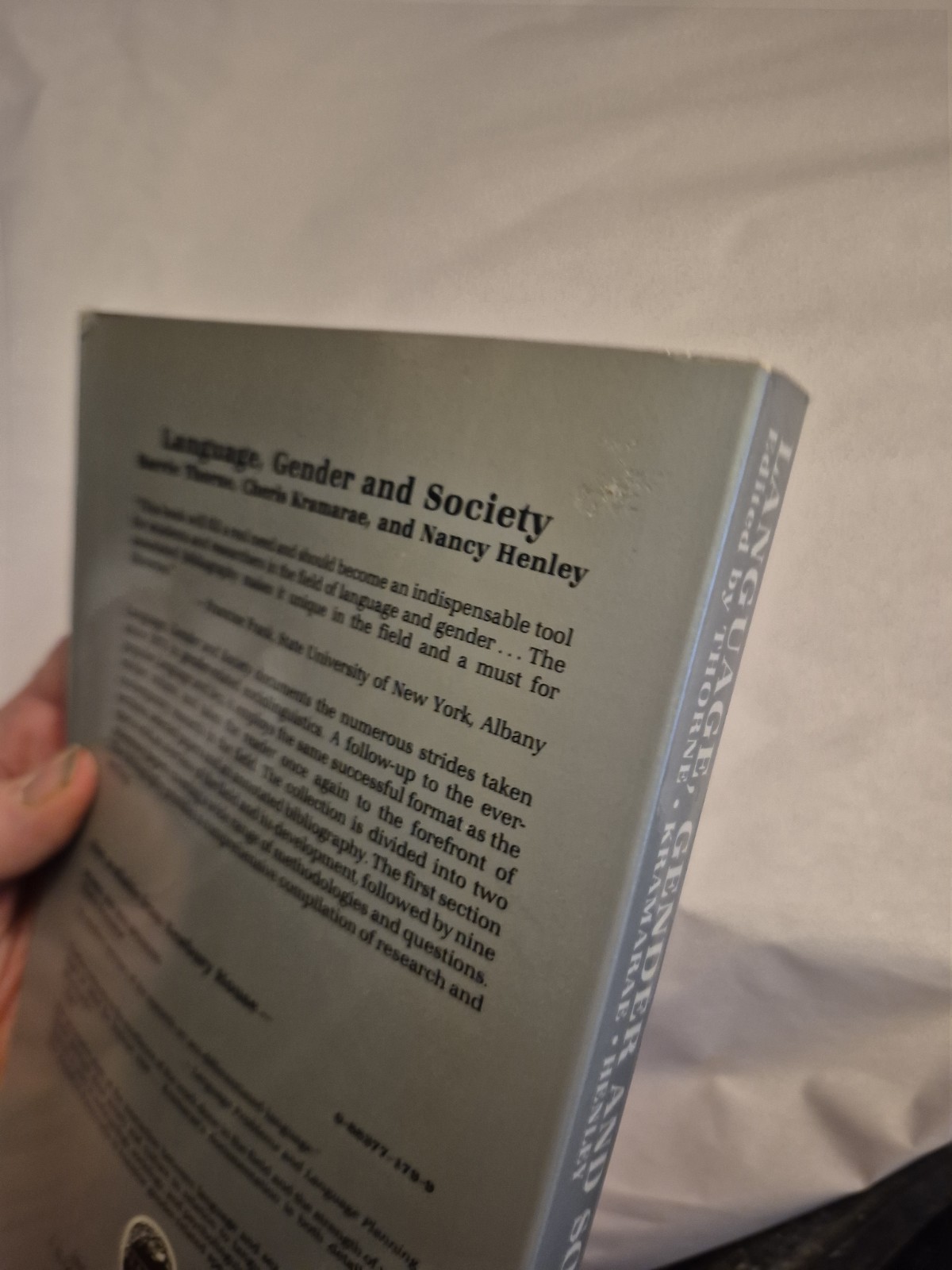 Language Gender and Society TPB Thorne Krammare Henley Feminism Theory