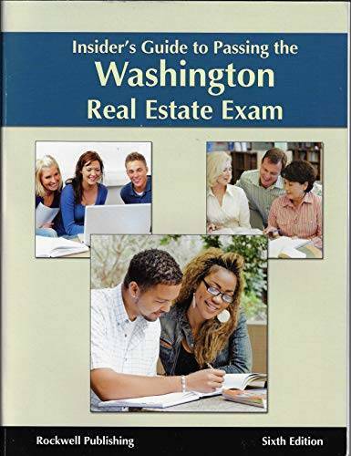 Insider’s Guide to Passing the Washington Real Estate Exam – 6th edition – GOOD