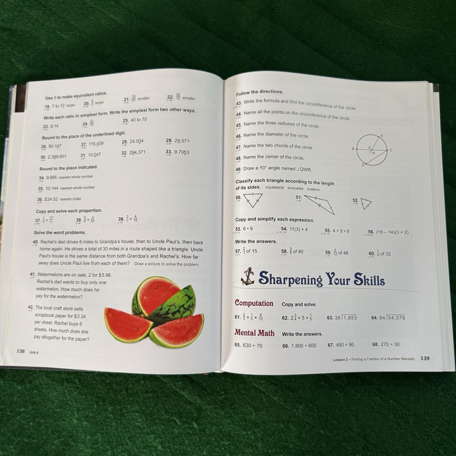 Christian Light Education Grade 6 Mathematics Math in History Hardcover CLE 📚