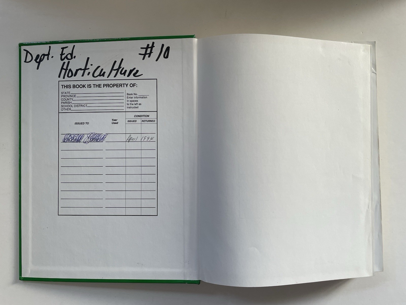 Introductory Horticulture Hardcover Reiley & Shry Textbook Excellent Resource ￼