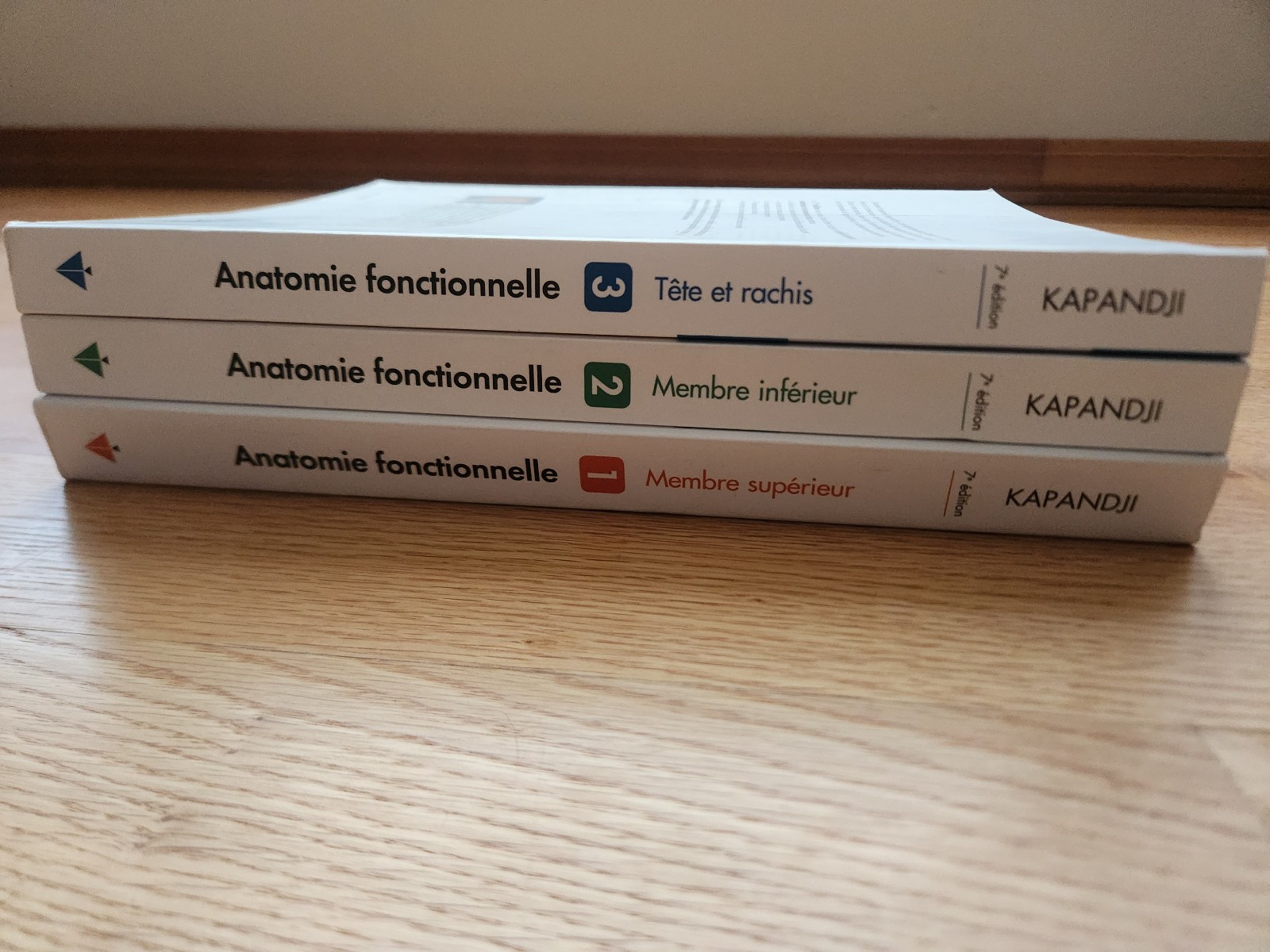 Anatomie Fonctionnelle – A.I. Kapandji – 7th Edition – 3-Volume Set – French