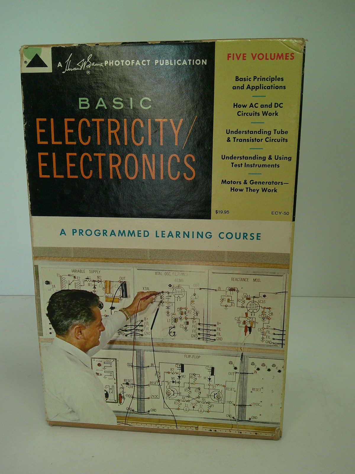 Vintage 5 Volume Howard W Sams & Co 1964 Basic Electricity/Electronics Book Set