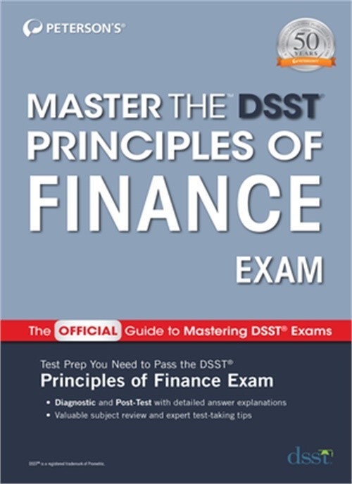 Master the Dsst Principles of Finance Exam (Paperback or Softback)