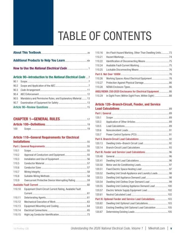2026 Mike Holt’s Illustrated Guide to Understanding the National Electrical Code