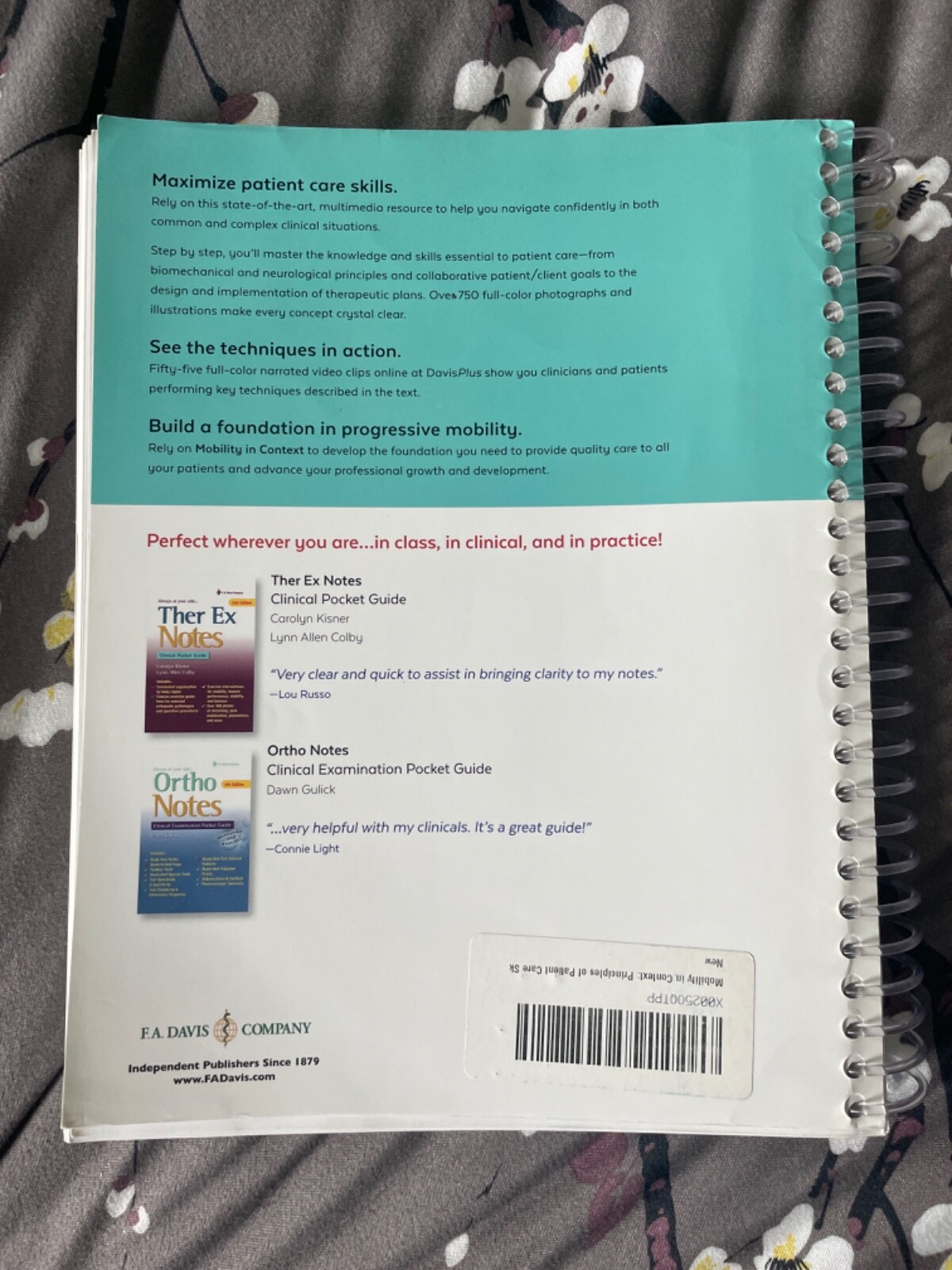 Mobility in Context : Principles of Patient Care Skills by Susan Chinworth…