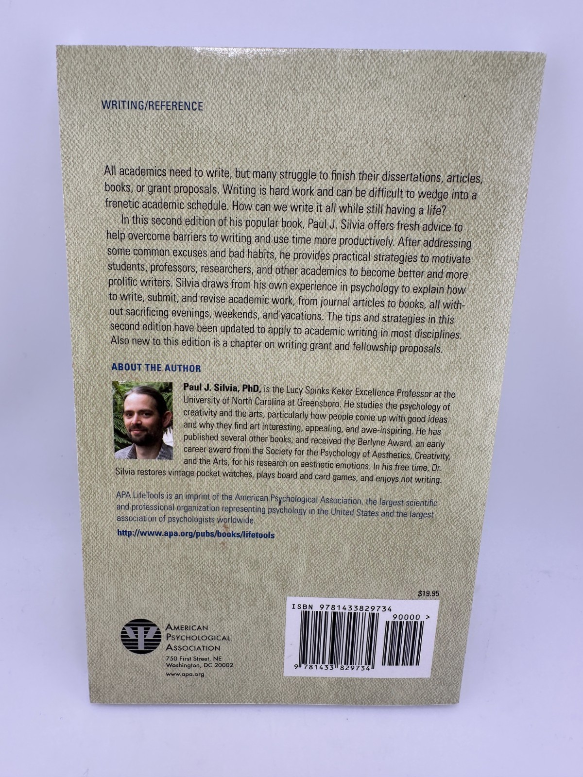 How to Write a Lot 2nd Ed Paul J. Silvia APA Guide to Academic Writing PB