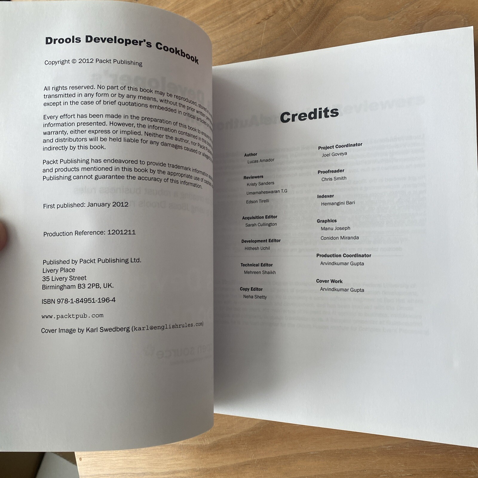 Drools Developer’s Cookbook: Over 40 – Paperback, by Amador Lucas – Very Good