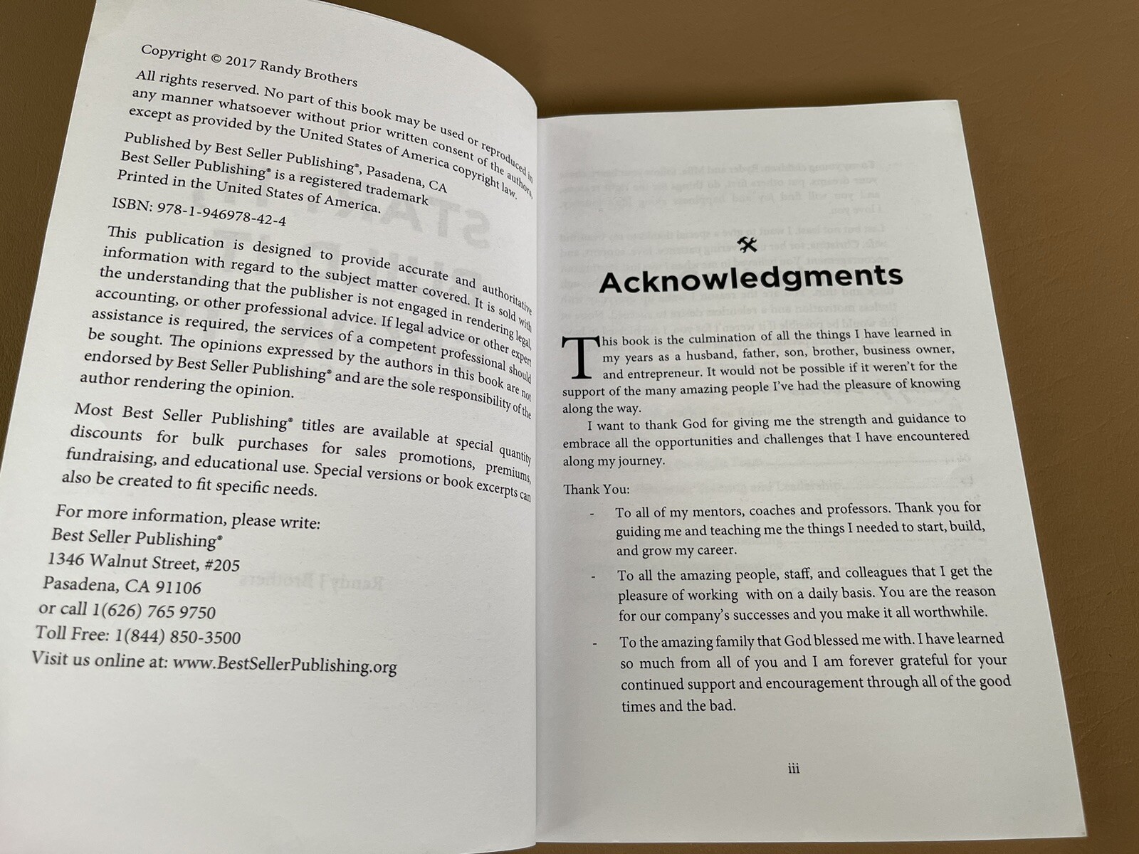 Start It, Build It, Grow It: The Contractor’s Guide to Success by Brothers