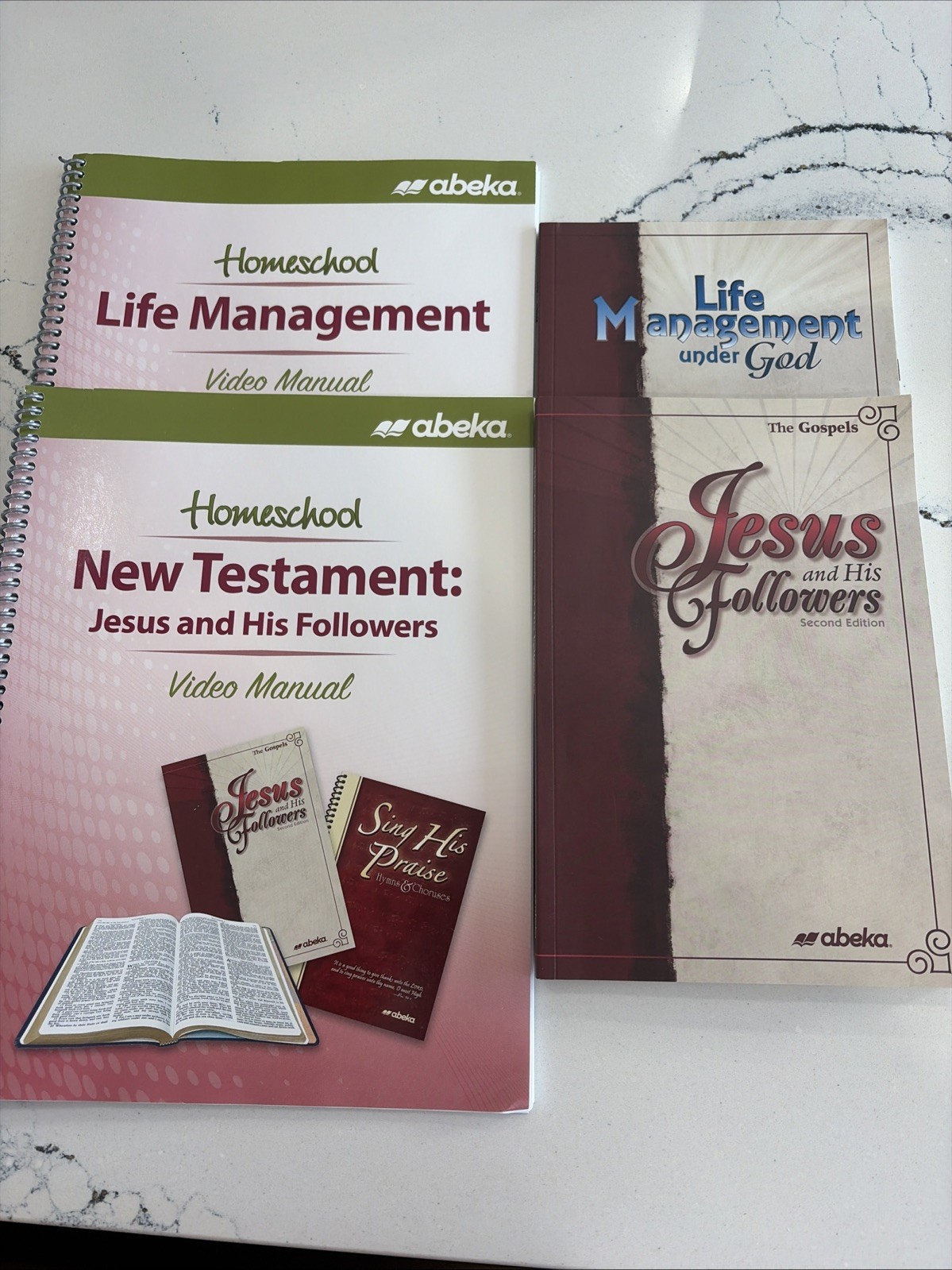 Abeka Grade 11 Life Management/Jesus & His Followers Textbook, & Video Manual