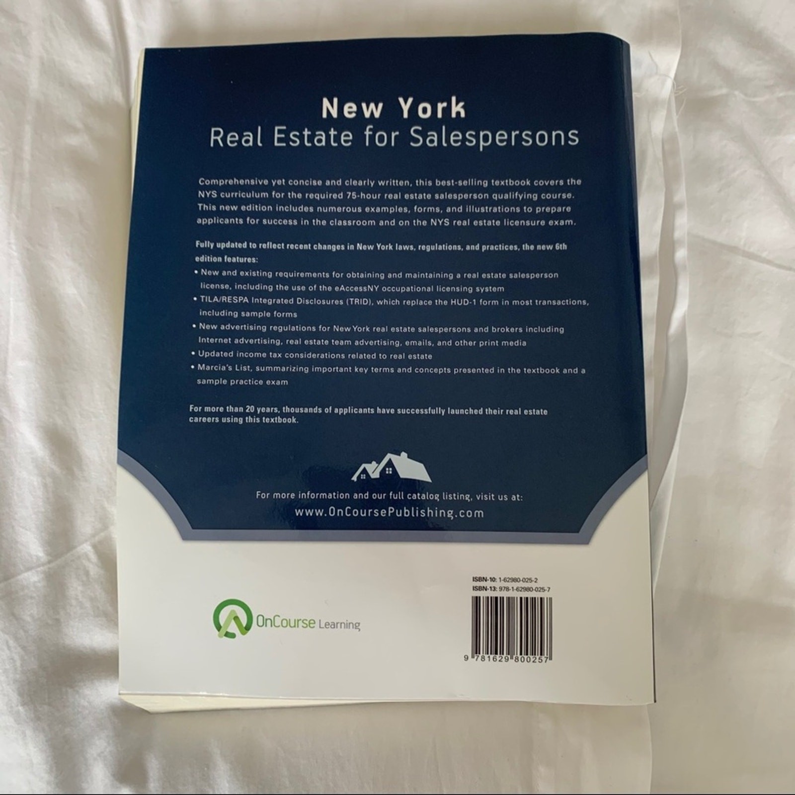New York Real Estate for Salespersons book NEW