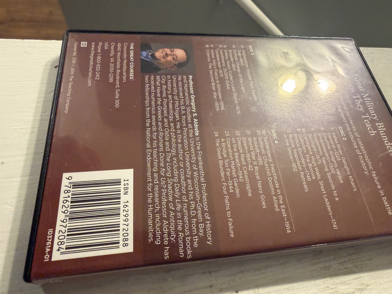 Great Courses: History’s Great Military Blunders & Lessons (4-Disc DVD Set)