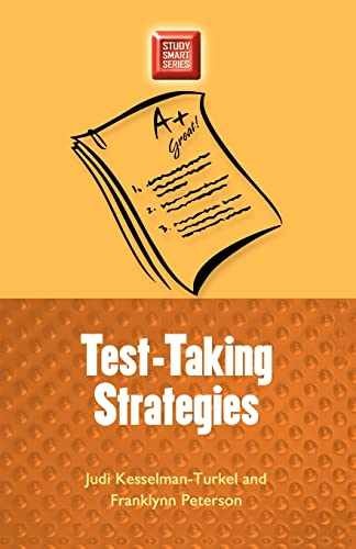 Test-Taking Strategies (Study – Paperback, by Kesselman-Turkel Judi – Very Good