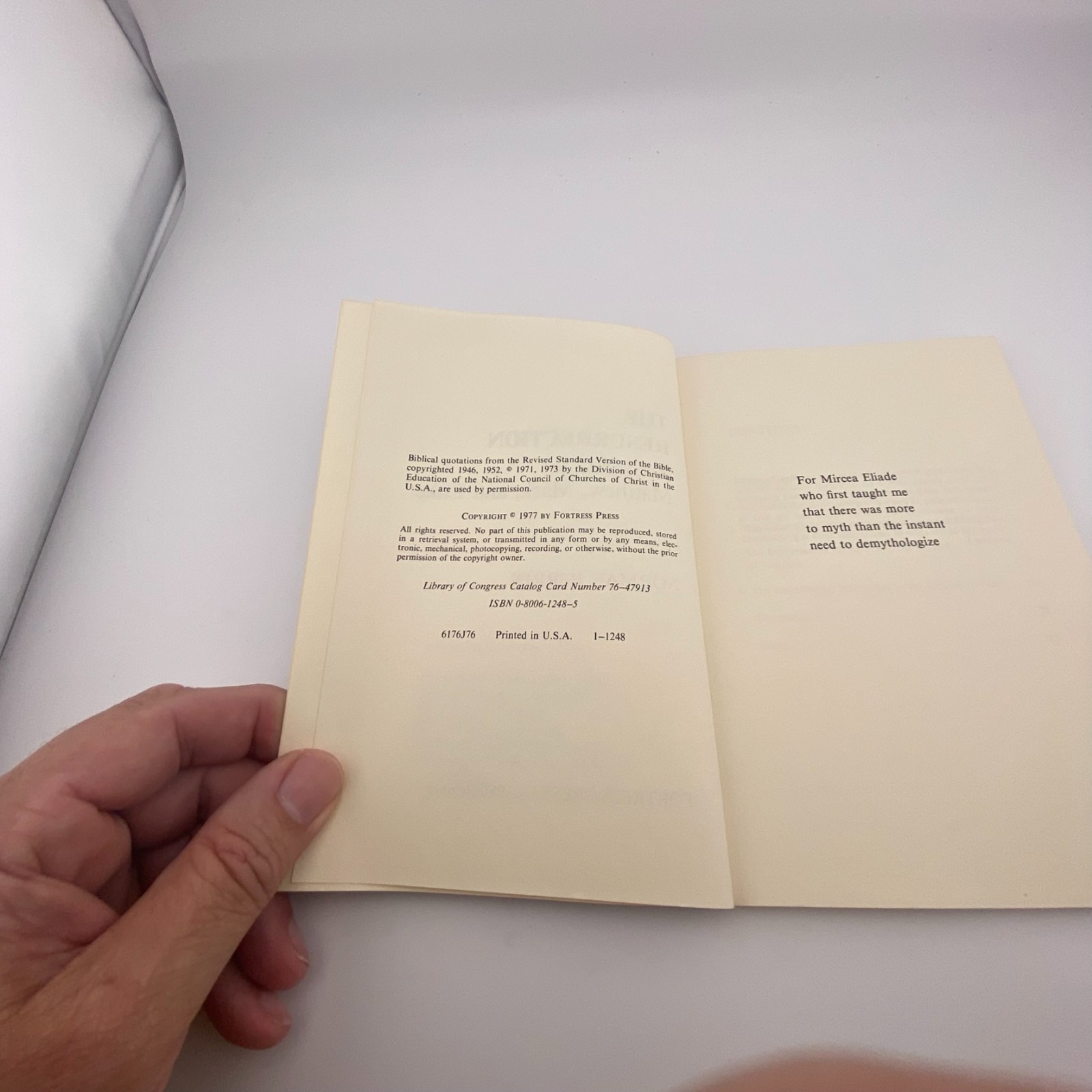 The Resurrection According to Matthew Mark Luke Norman Perrin Fortress Press