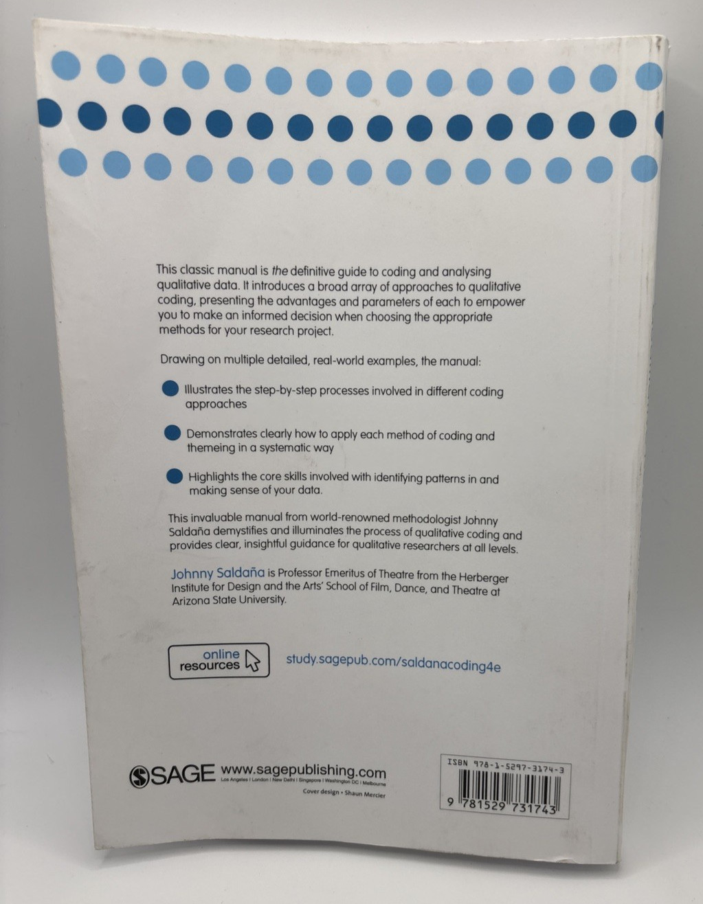 The Coding Manual for Qualitative Researchers by Johnny Saldana, 2021
