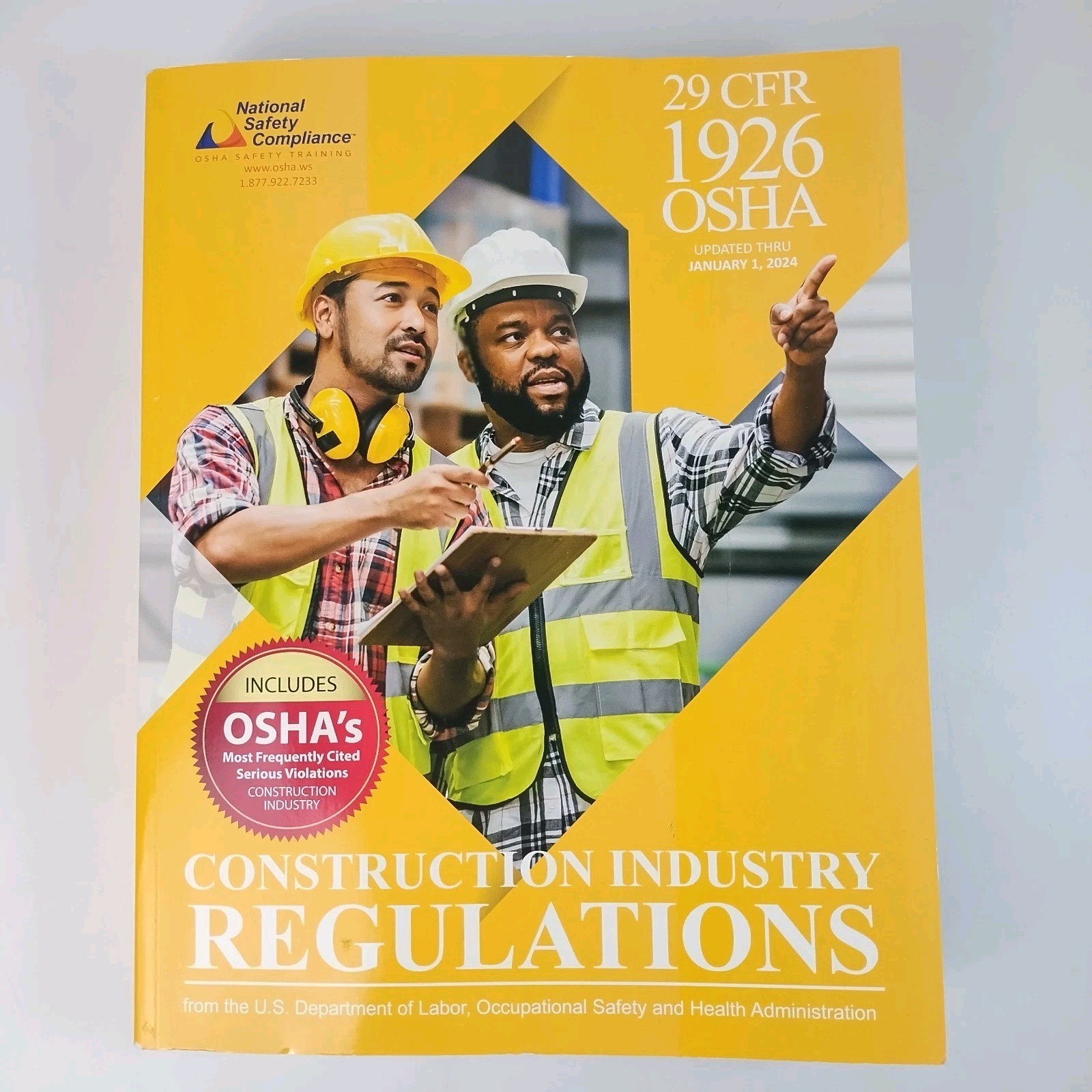 OSHA 29 CFR 1926 Construction Industry Regulations Standards Jan 2024