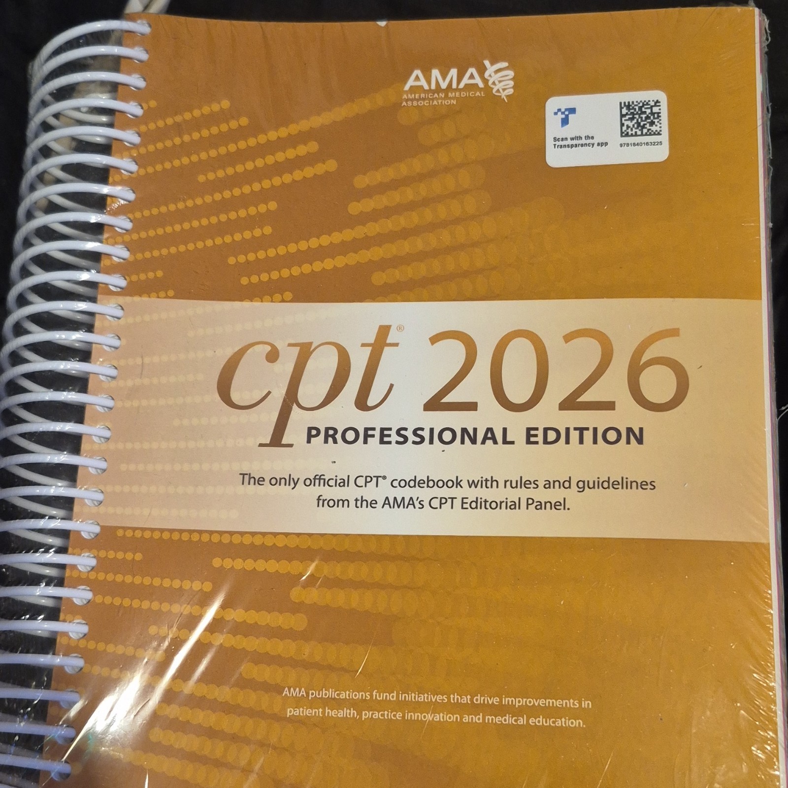 American Medical Association CPT 2026 Professional Edition Spiral