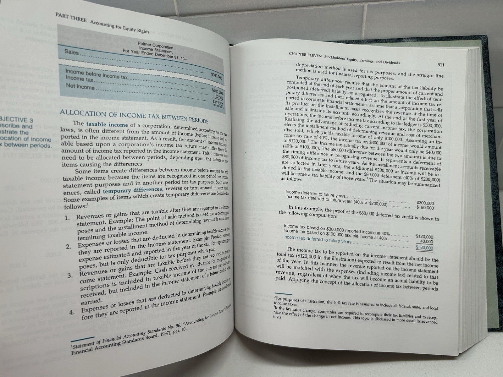 Financial Accounting – Hardcover, by Warren and Fess – 4th Edition SKU F3