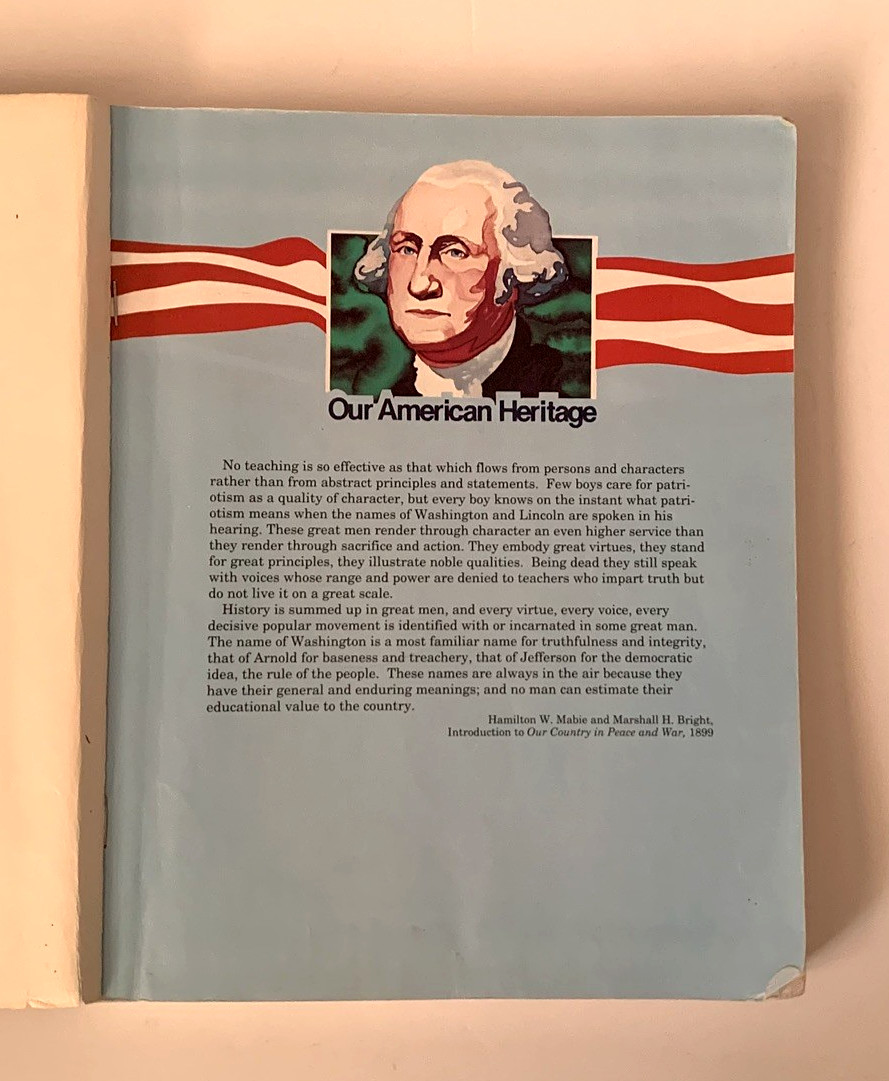 A BEKA BOOK Our American Heritage Student Text 3rd Edition Illustrated Paperback