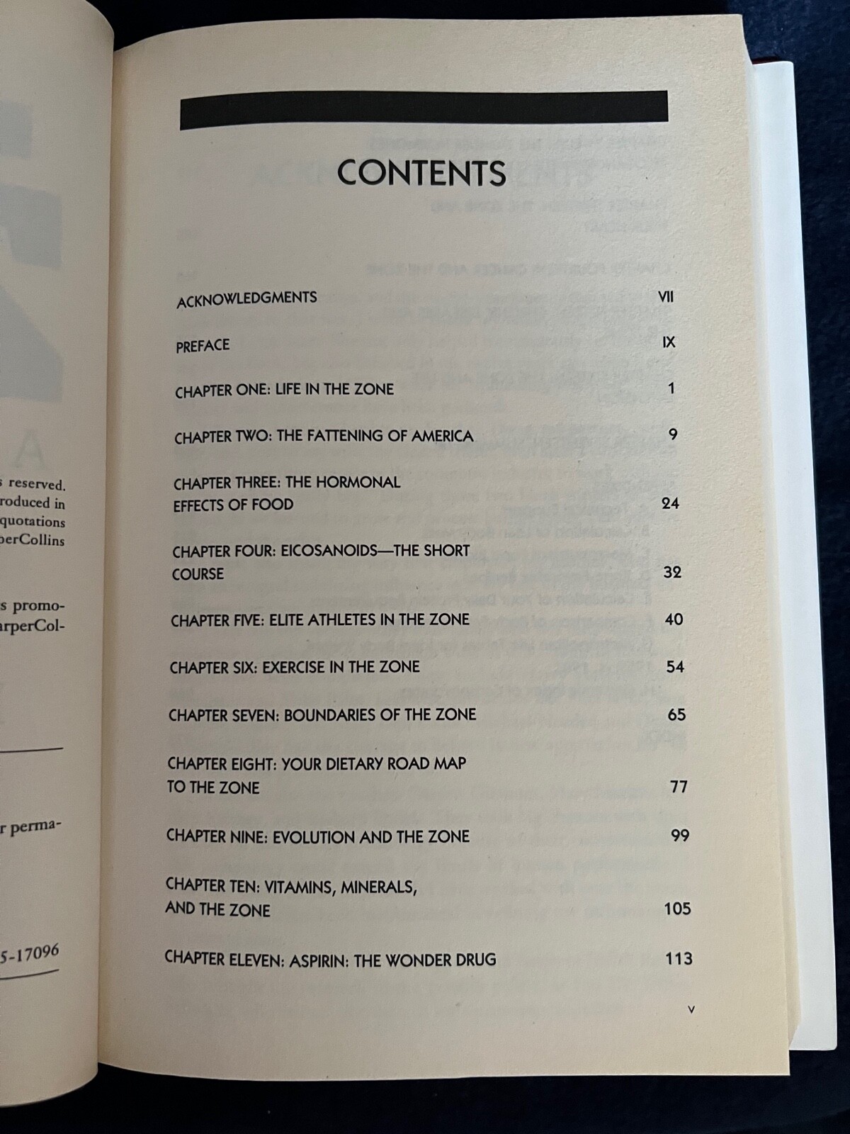 Enter the Zone, a Dietary Road Map lose weight,reset genetic code, Sears HC/DJ