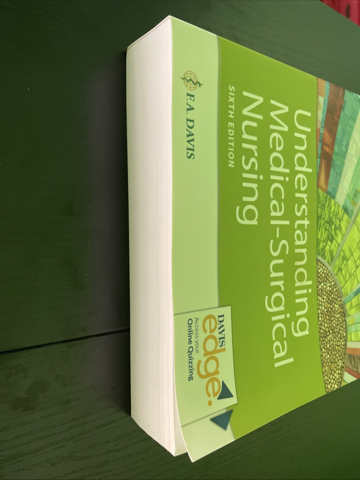 Understanding Medical-Surgical Nursing 6th Edition F.A. Davis Paperback W/Code
