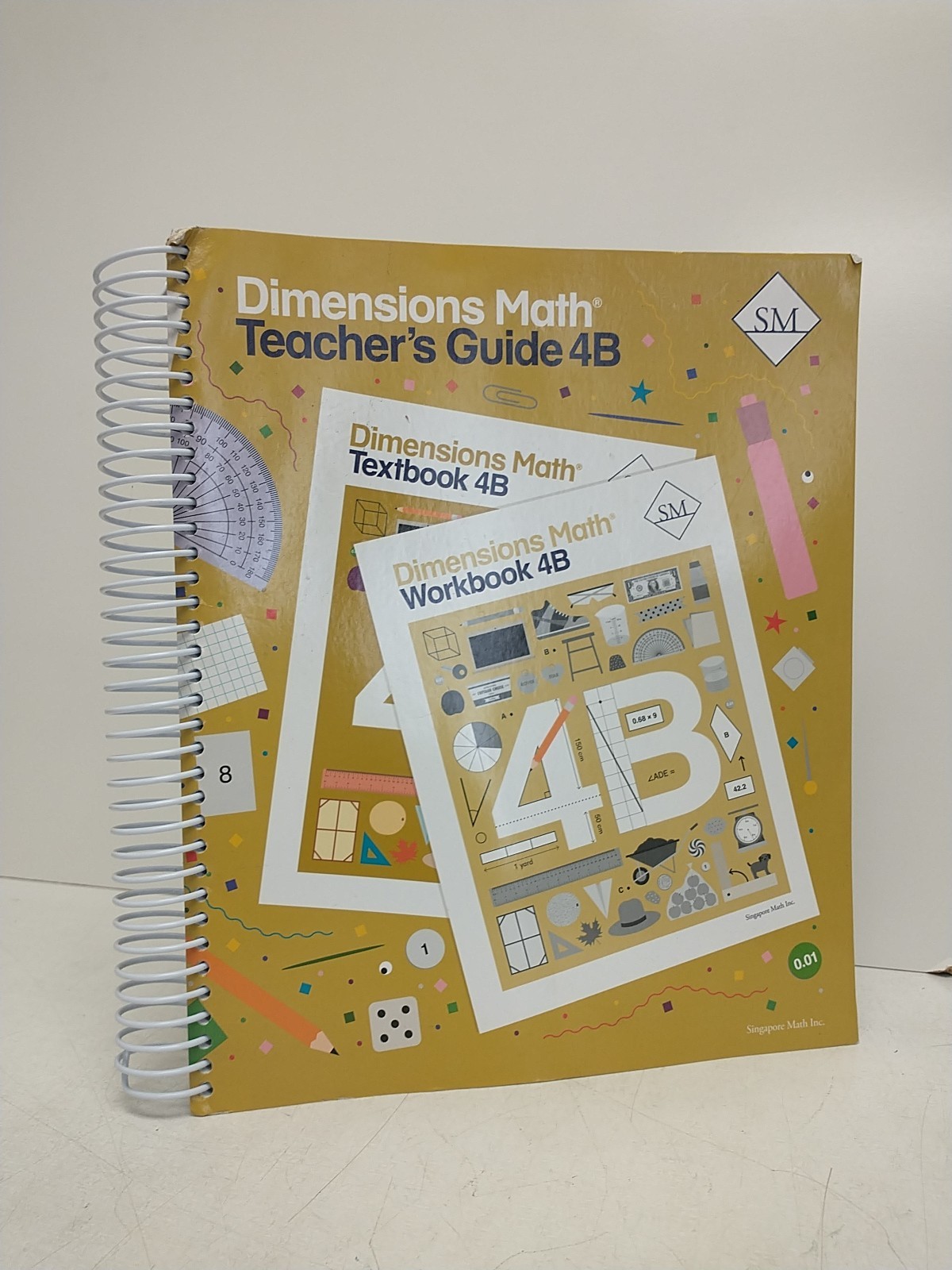 Singapore Math Inc. Dimensions Math Teacher’s Guide 4B | [Spiral-bound]