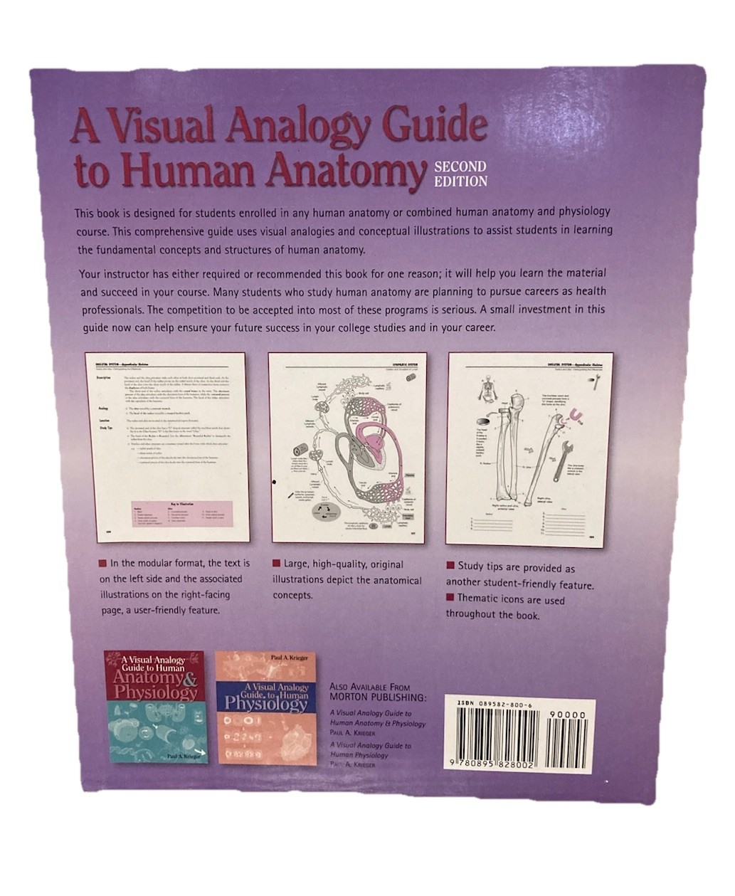 A Visual Analogy Guide to Human Anatomy, 2nd Ed. by Paul Krieger (SC 2009) – VG