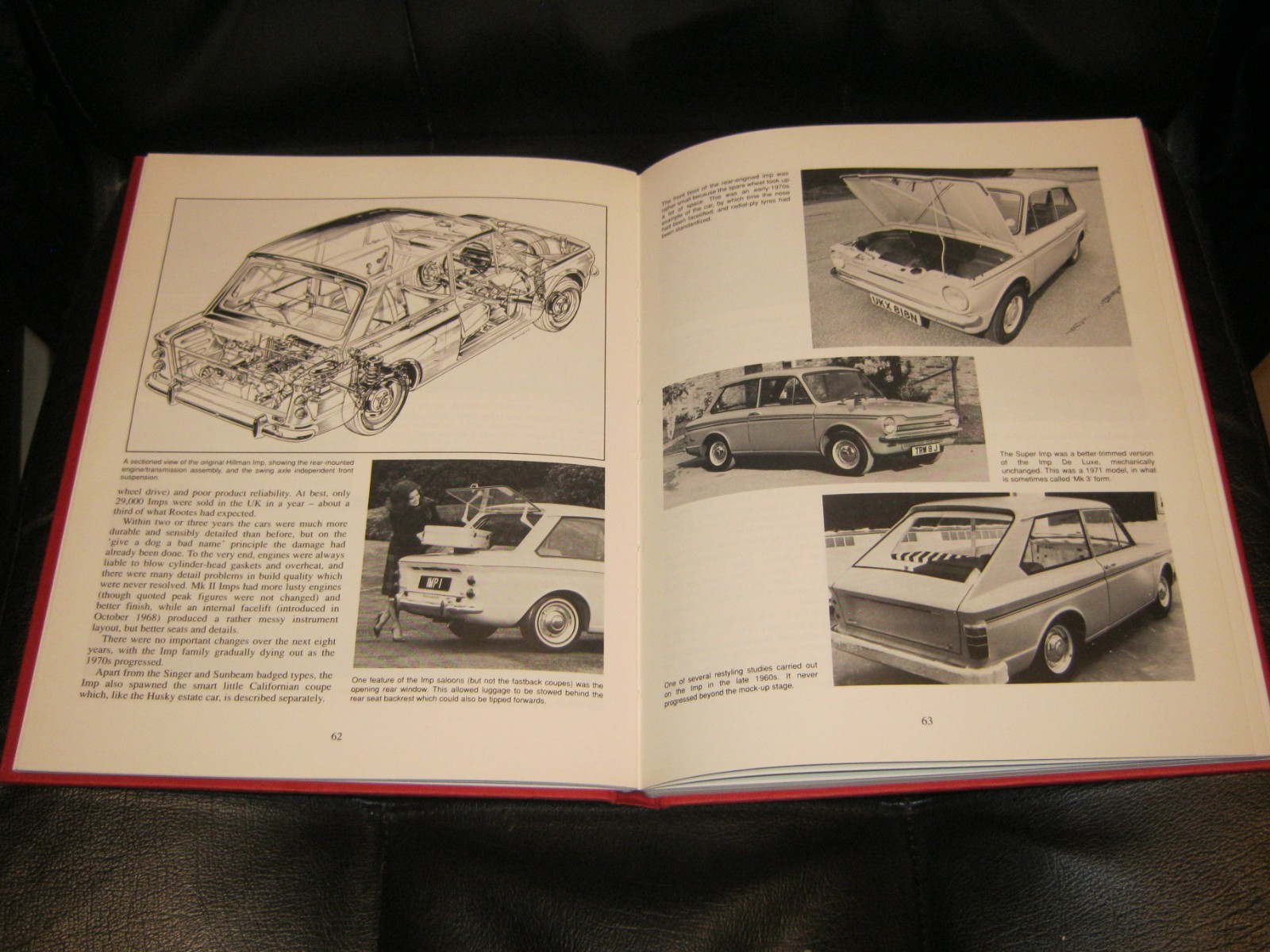 CARS OF THE ROOTES GROUP. GRAHAM ROBSON. 1990 1ST EDITION. HARDBACK.
