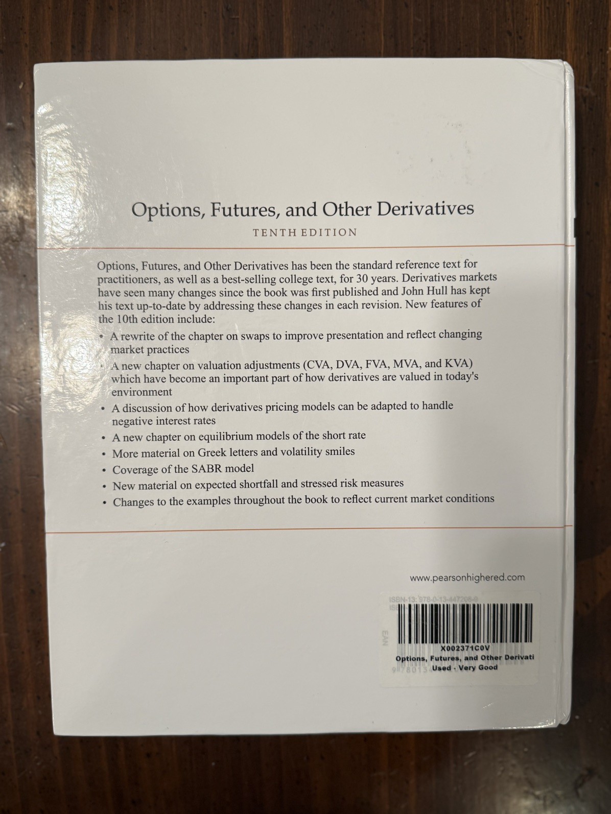 Options, Futures, and Other Derivatives – Hardcover, by Hull John – Very Good