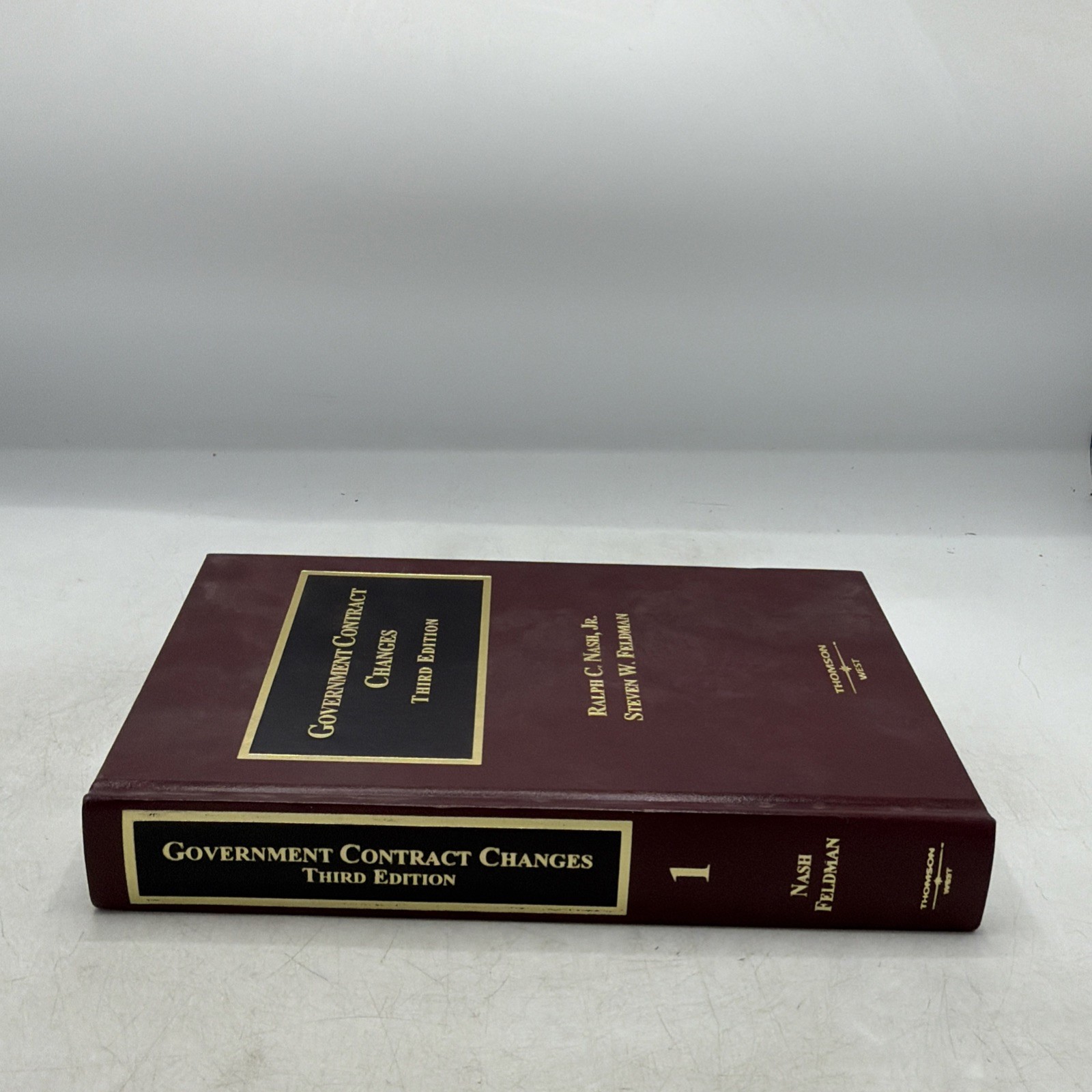 Government Contract Changes Third Edition Volume 1 Law Book By Nash & Feldman