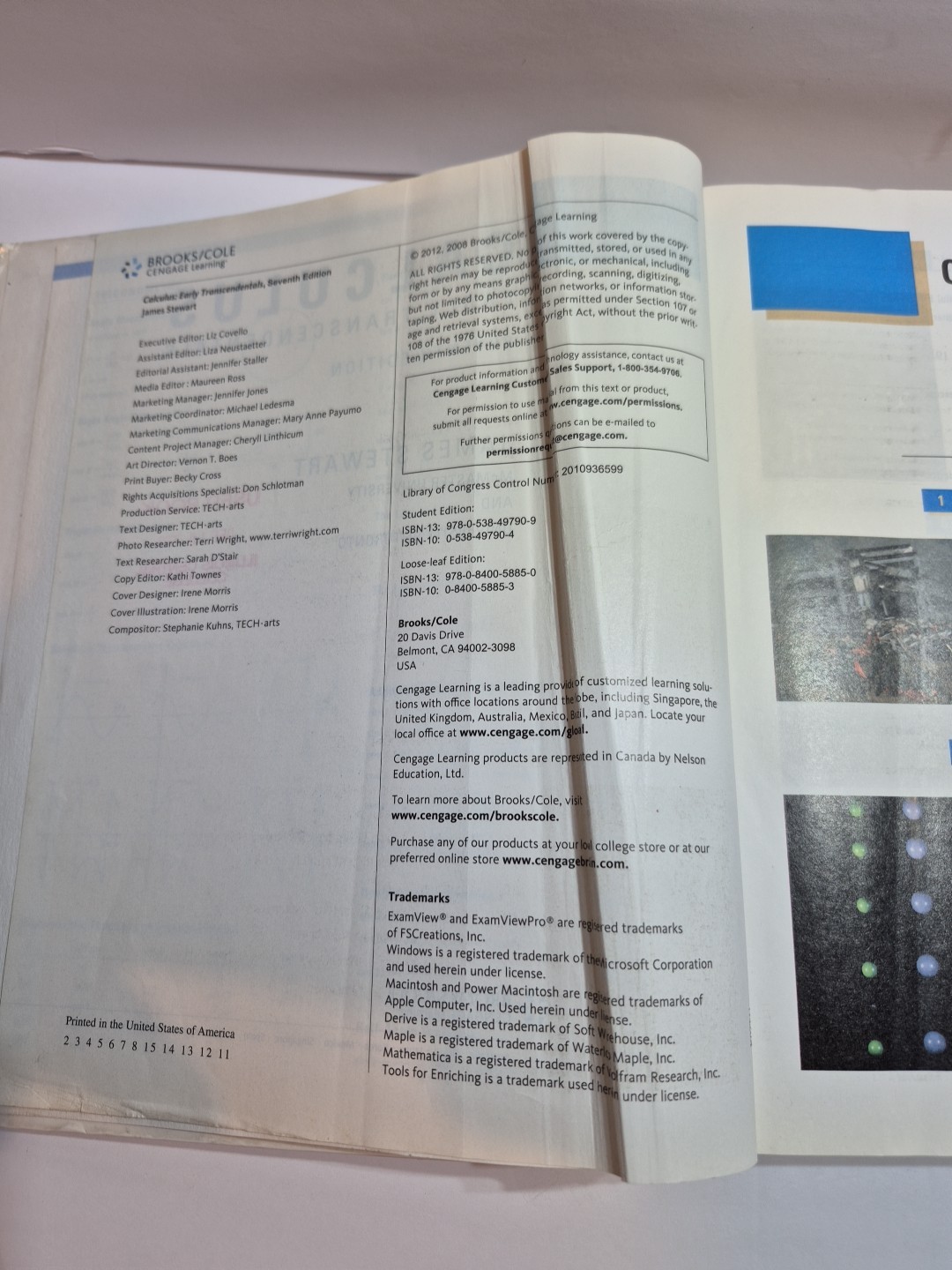 Calculus Early Transcendentals James Stewart 7th edition (Pre-owned)