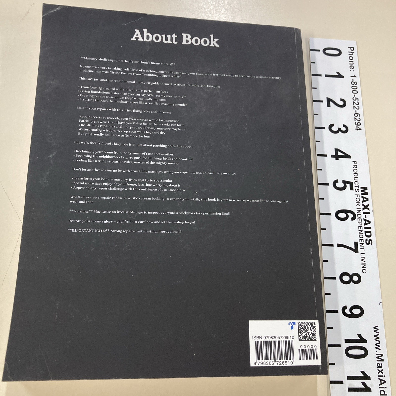 DIY Brick and Stone Repair SC Tom Martinez 2025 Independently Published Masonry