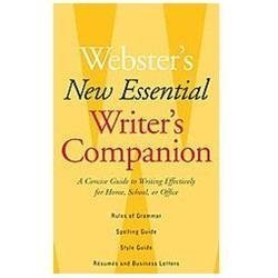 Webster’s New Essential Writer’s Companion: A Concise Guide to Writing…