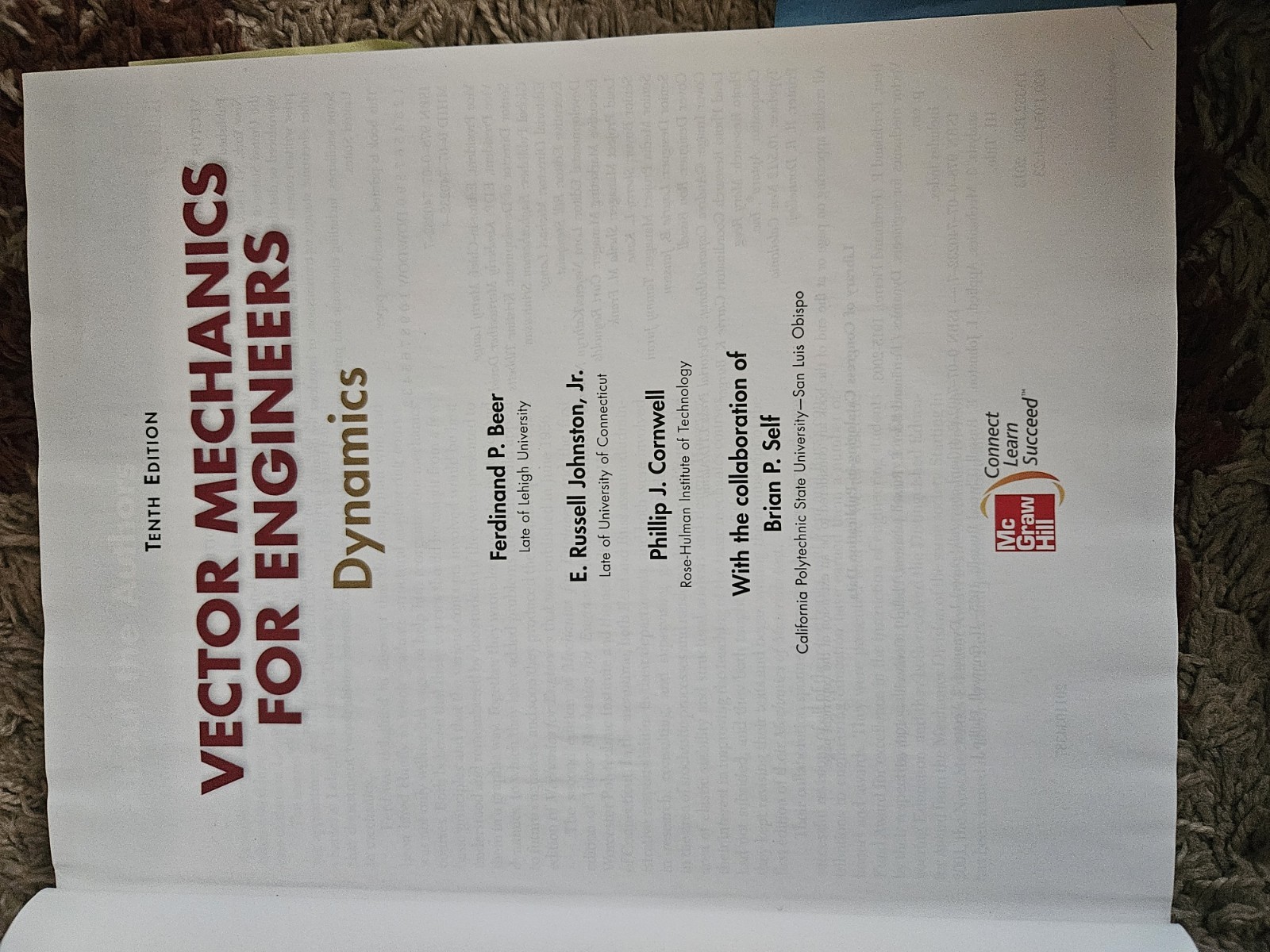 Vector Mechanics for Engineers: Dynamics